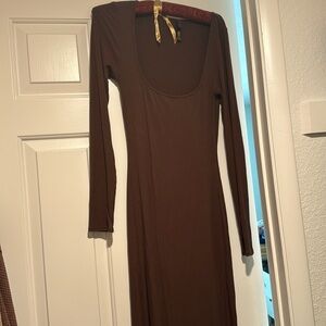 Skims long sleeve dress